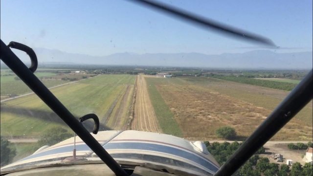 Despegando en avioneta
