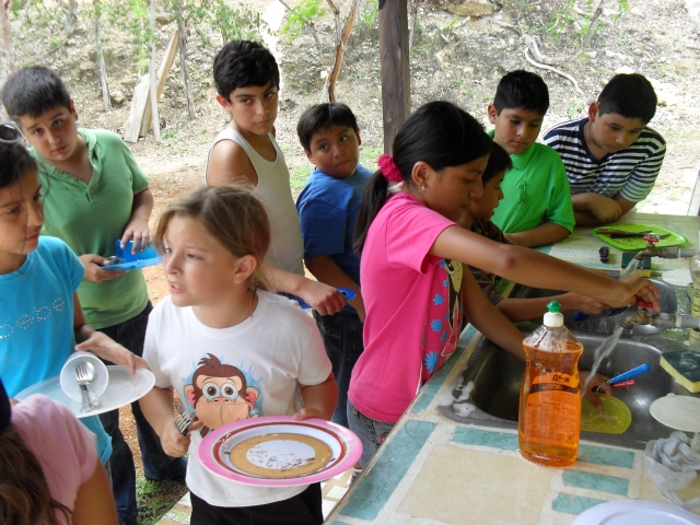 Preparando la comida