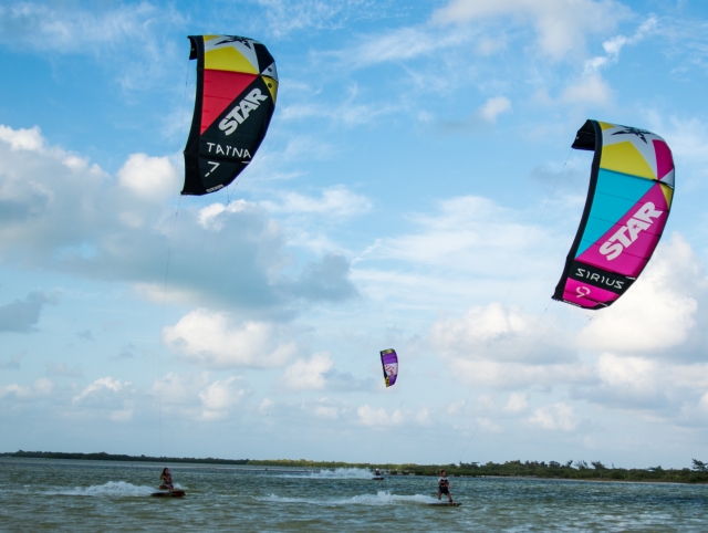 Kitesurfing en Isla Blanca Cancún