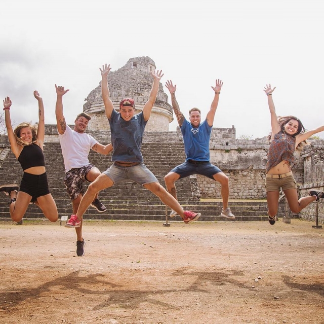 Disfrutando Chichen Itzá