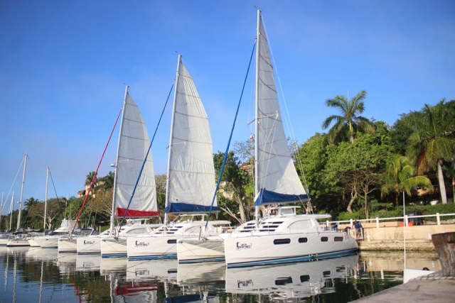 Paseos en velero en mar caribe