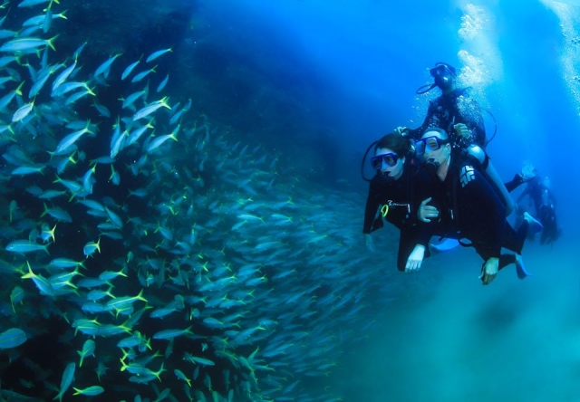 Buceando en cabo