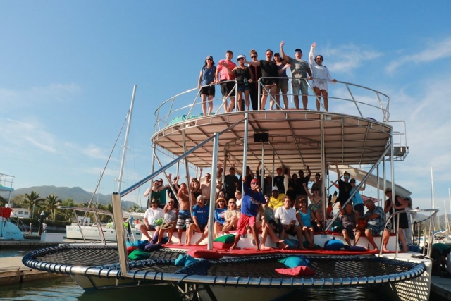 Paseo en gran trimarán