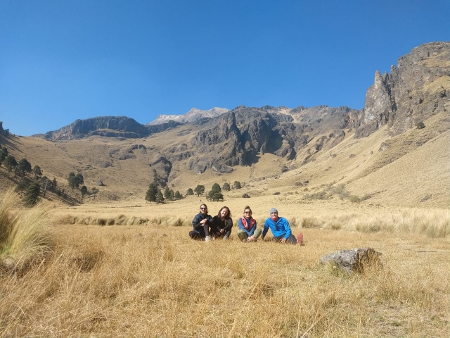 Paisaje rumbo al Izta