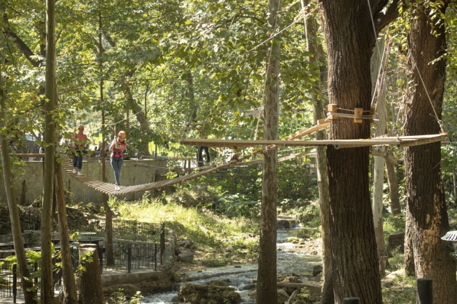 Aventura en puentes colgantes