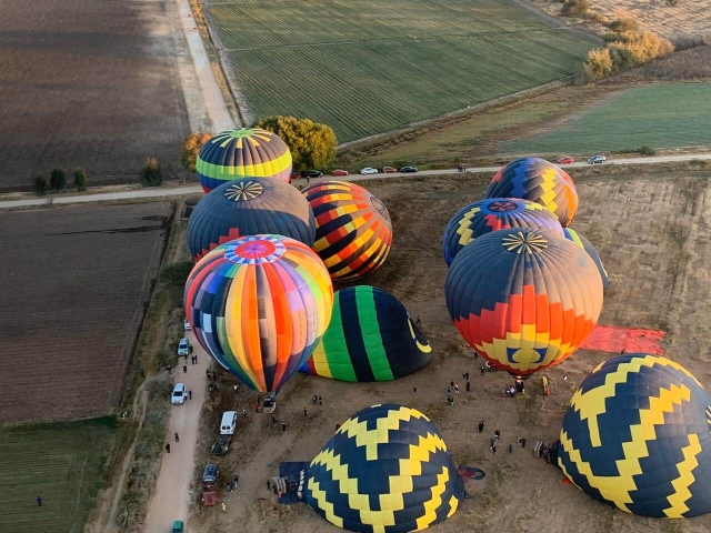 Iniciando el armado de globos
