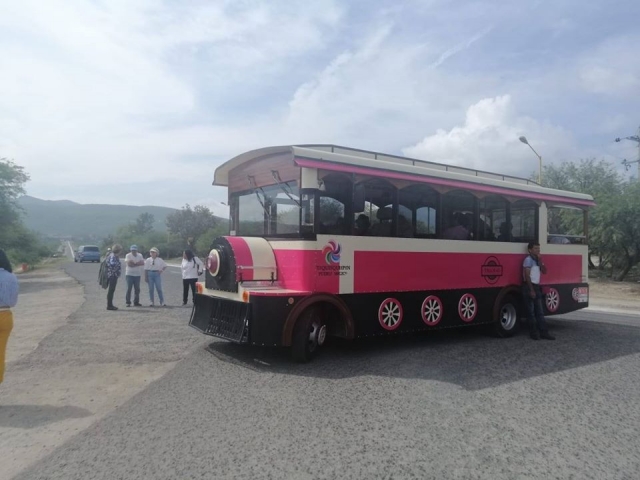 Recorriendo en tranvía