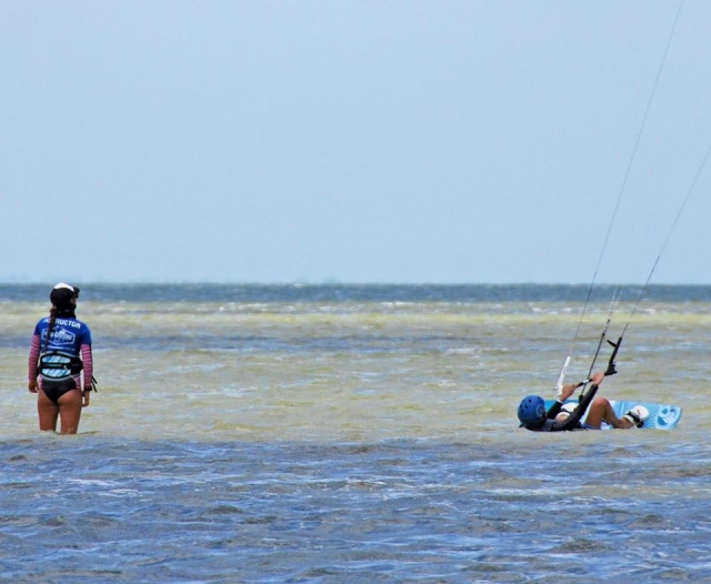 Curso de kitesurfing