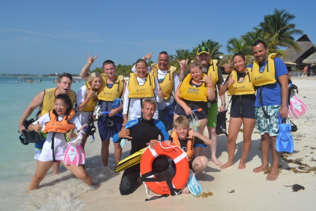 Grupo de Snorkeling