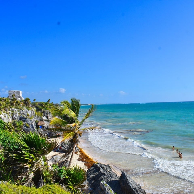 Vista desde Tulum