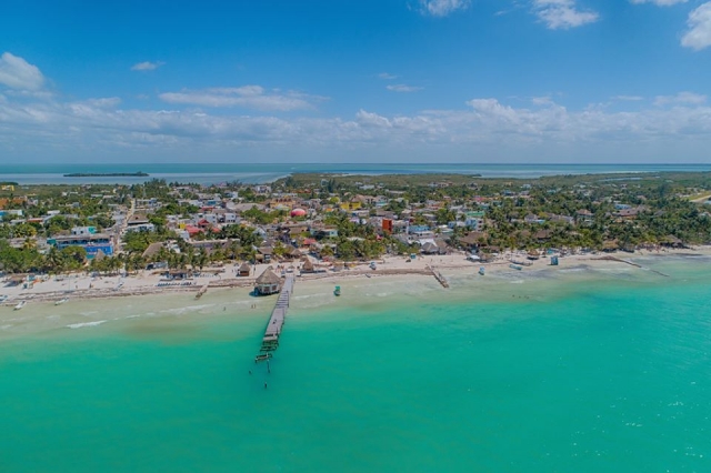 Vista panorámica a la isla