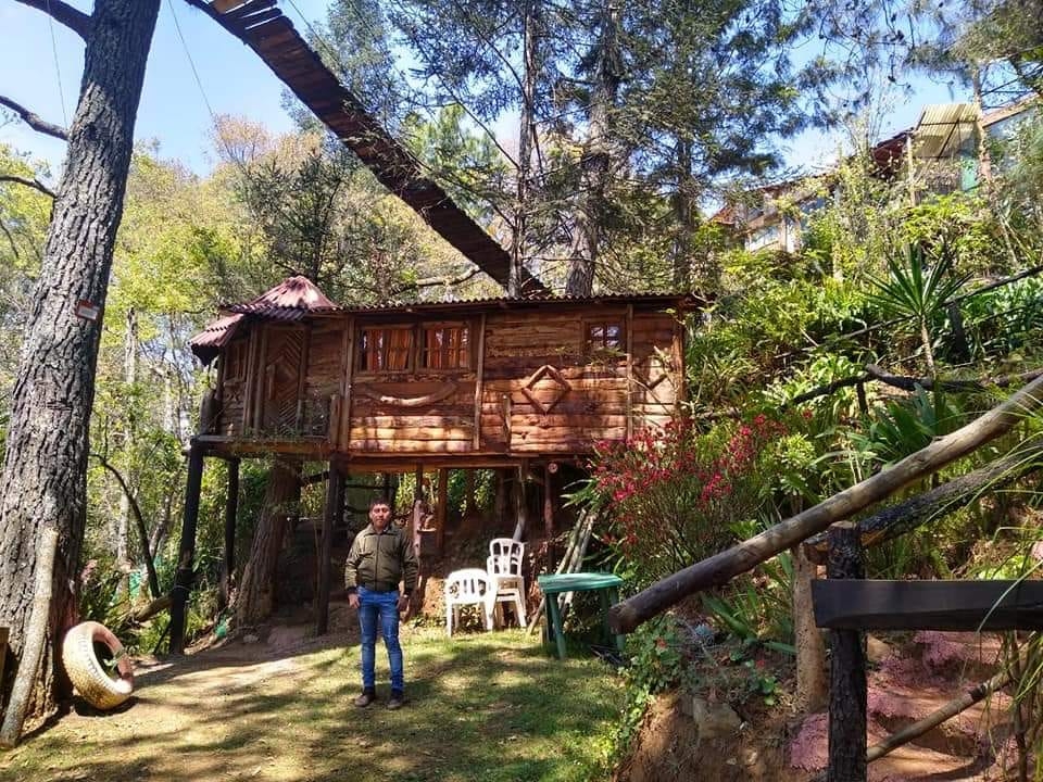 Cabañas en el pueblo