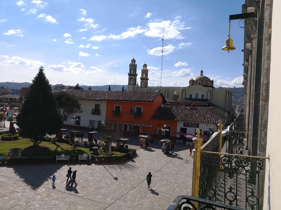 Visitando el pueblo