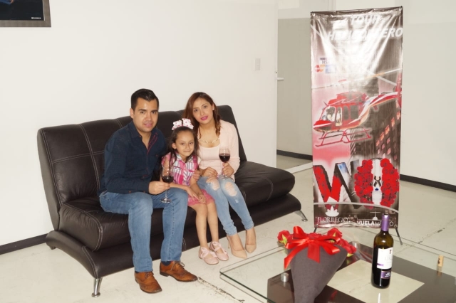 Volando en familia