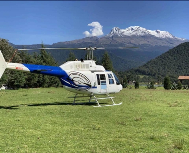 Vuelo en volcán