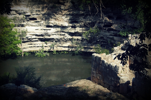 Cenote en caribe