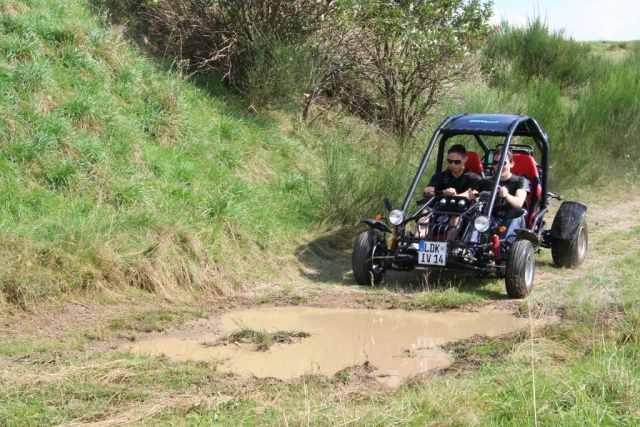 Senderos explorados en buggy