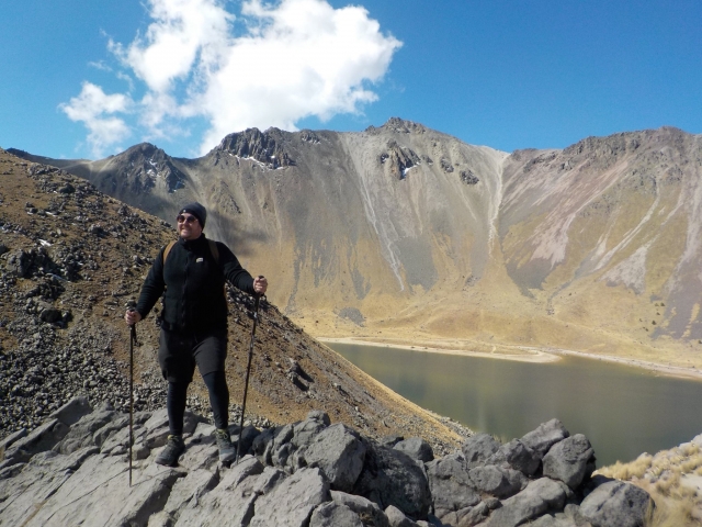 Cráter del volcán