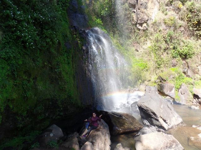 Hermosa cascada en Puebla