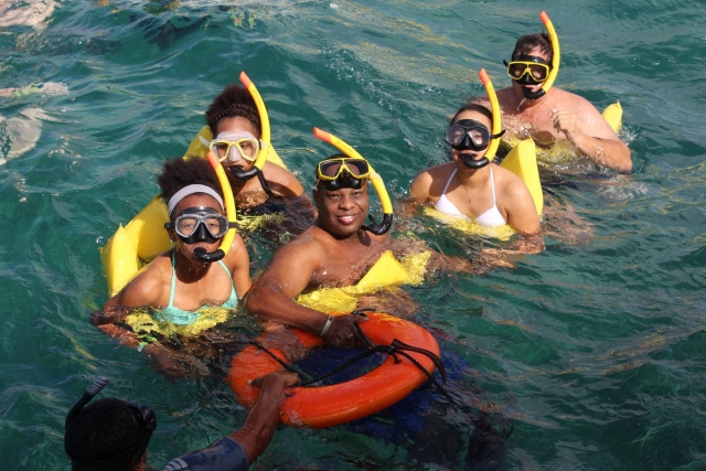 Snorkel en familia
