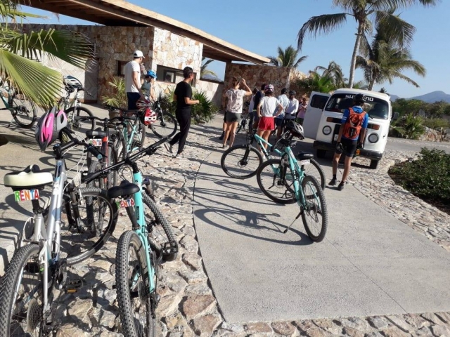Alquilando bicicletas