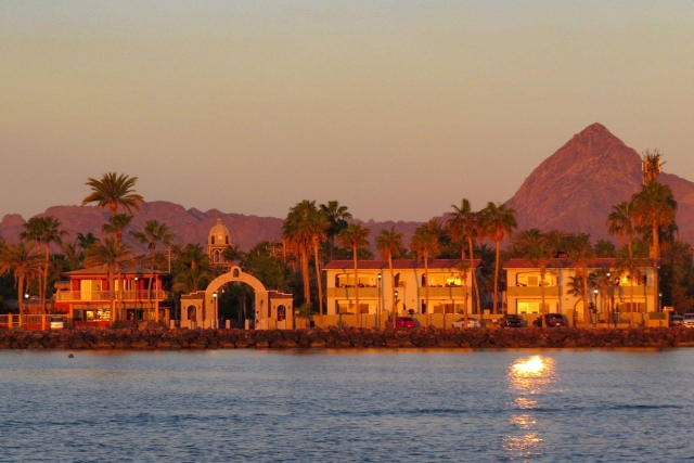 Loreto desde el  mar 