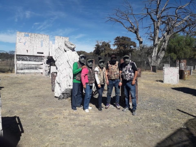 Diversión con paintball