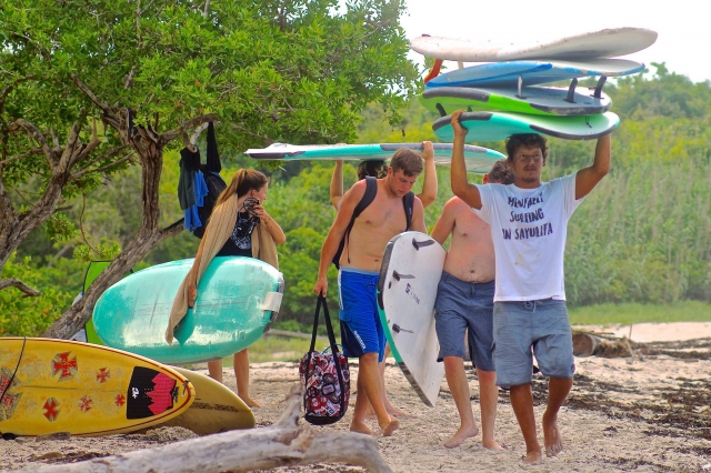 Visita guiada de surf en playas de Sayulita 4 horas