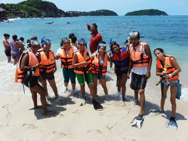 Snorkel en familia