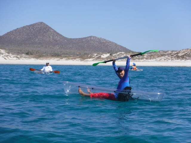 Disfrutando del kayak