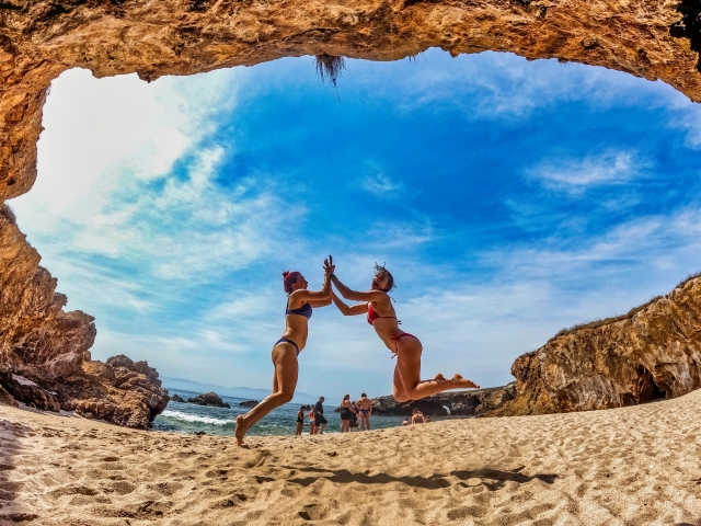 Playa escondida