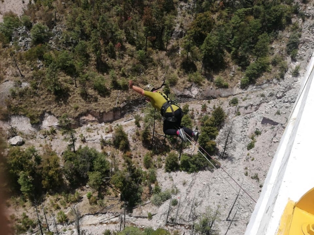 Adrenalina máxima al saltar