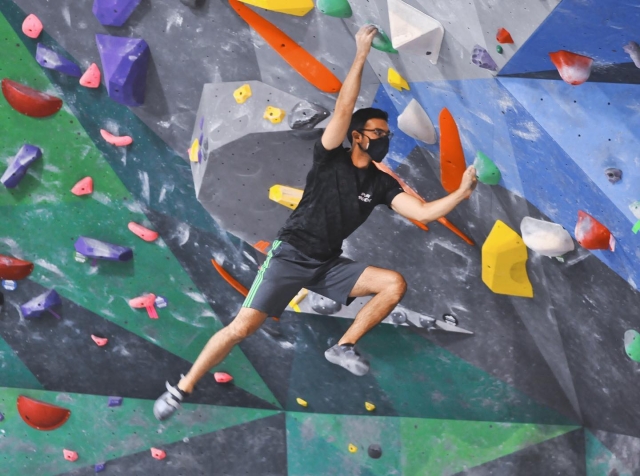 Entrenando en muro