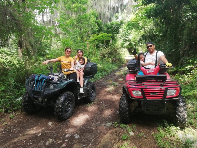 A toda velocidad en quad