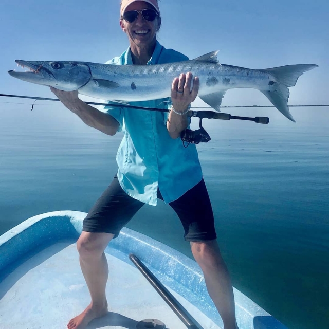 Feliz con la pesca