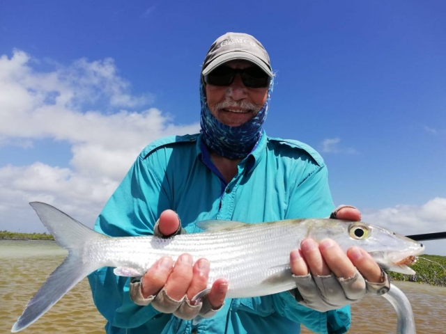 Pescando feliz