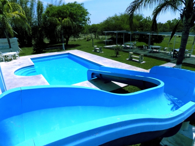 Vistas hacia la piscina