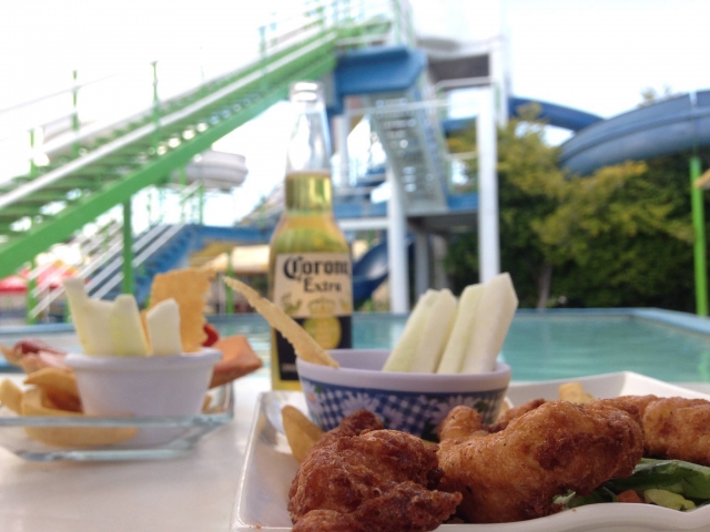 Snack dentro del parque