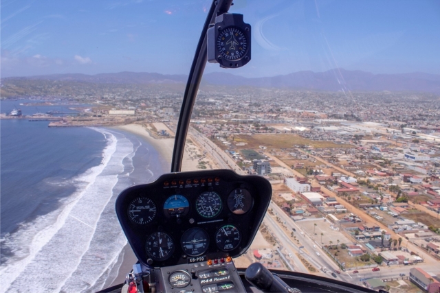 Vista hacia la costa