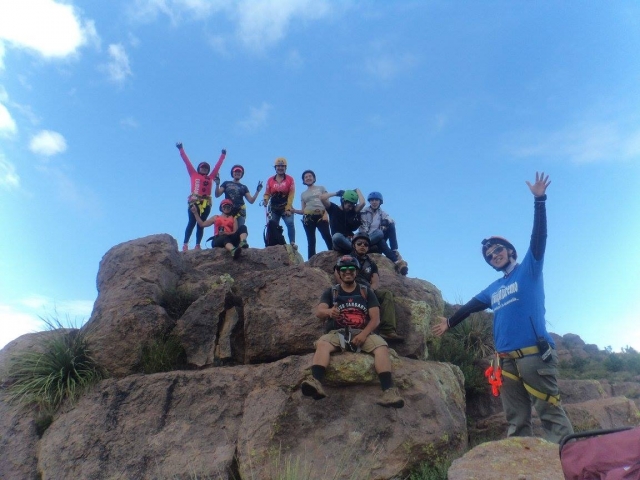 Disfrutando de la aventura