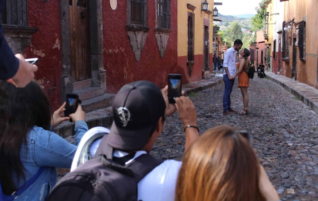 Posando para la foto