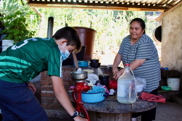Elaborando tortilla