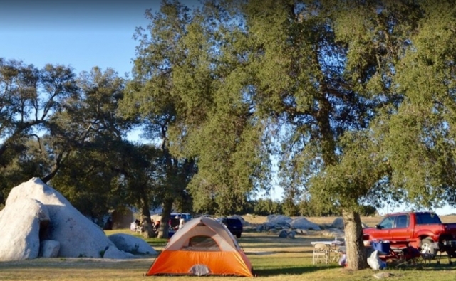 Zona de campamento en Tecate