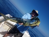 Pesca en barco con material en Puerto Angelito 5 h