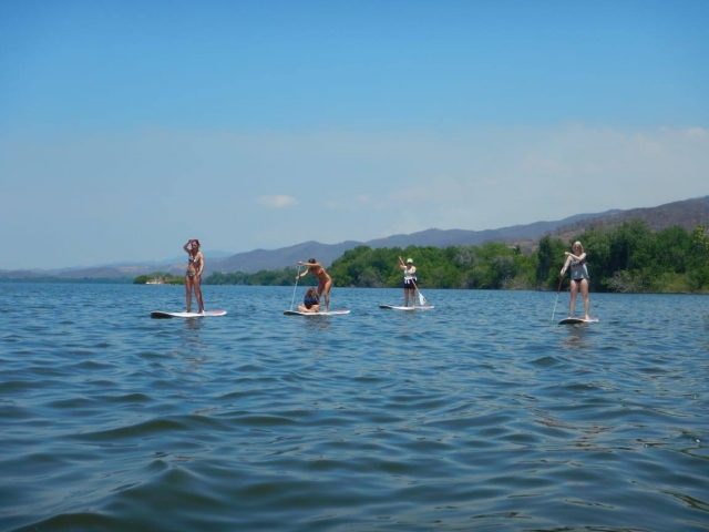 Práctica paddte surf en Oaxaca