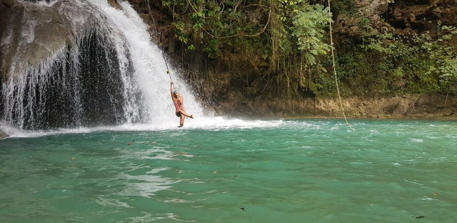 Atrévete a lanzarte en la cascada La Reforma 