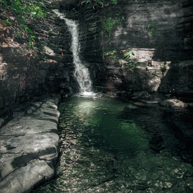 Cascadas en la localidad de Huimanguillo
