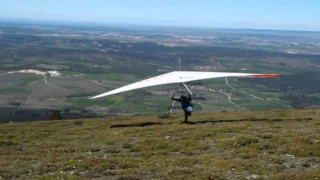 Vuelo en Ala delta en Valte de bravo
