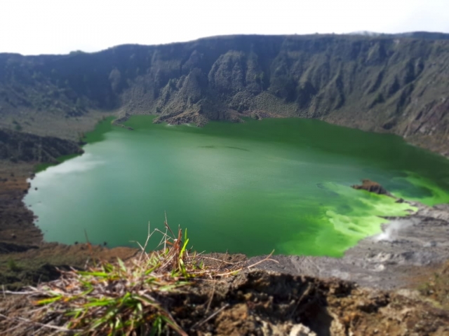 Cráter de volcán