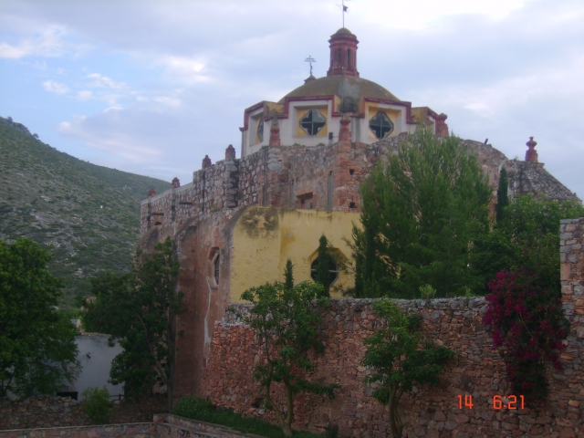 Vista hacia la iglesia